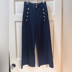Chloe wide leg cropped pants